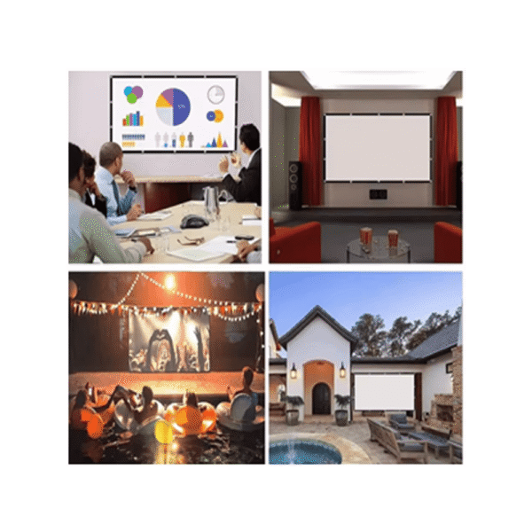 100 Inch Projectiescherm draagbaar voor binnen en buiten