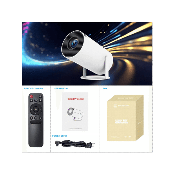 hy300-pro-draagbare-mini-beamer HY300 Pro Draagbare smart projector met WiFi 6